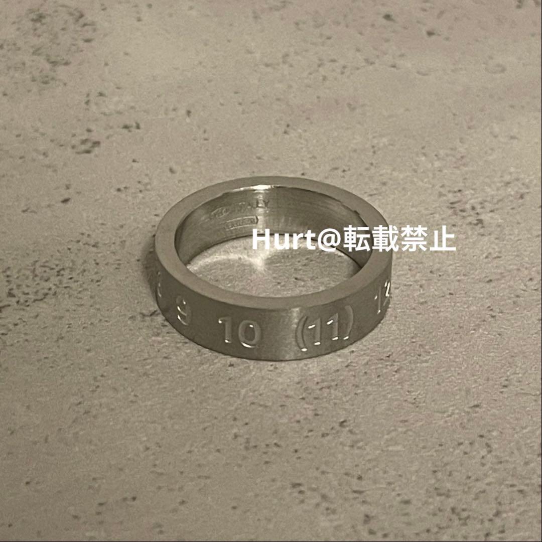 【新品外箱あり】メゾンマルジェラ ナンバリング ロゴ リング 13号相当