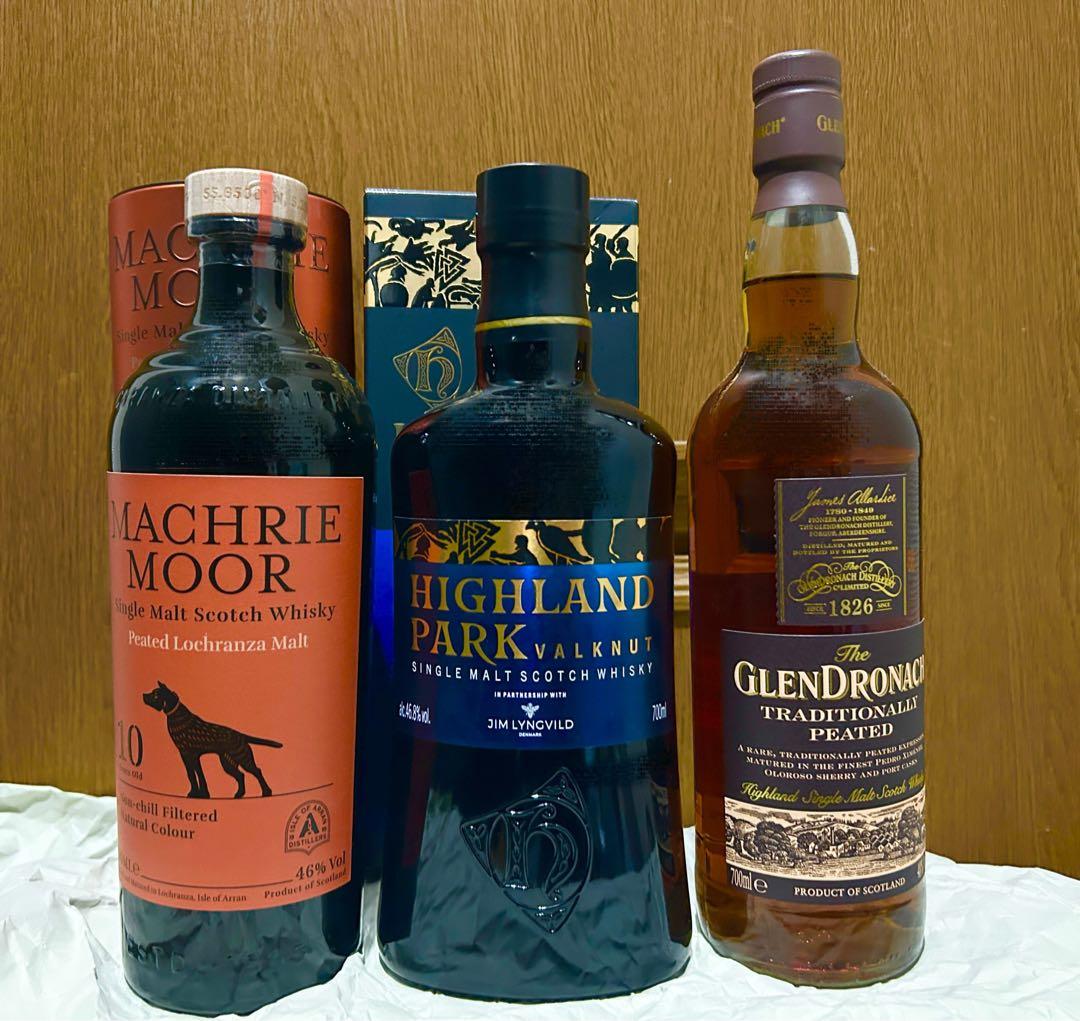 【★レア品★】ピート系ウイスキー3本セット