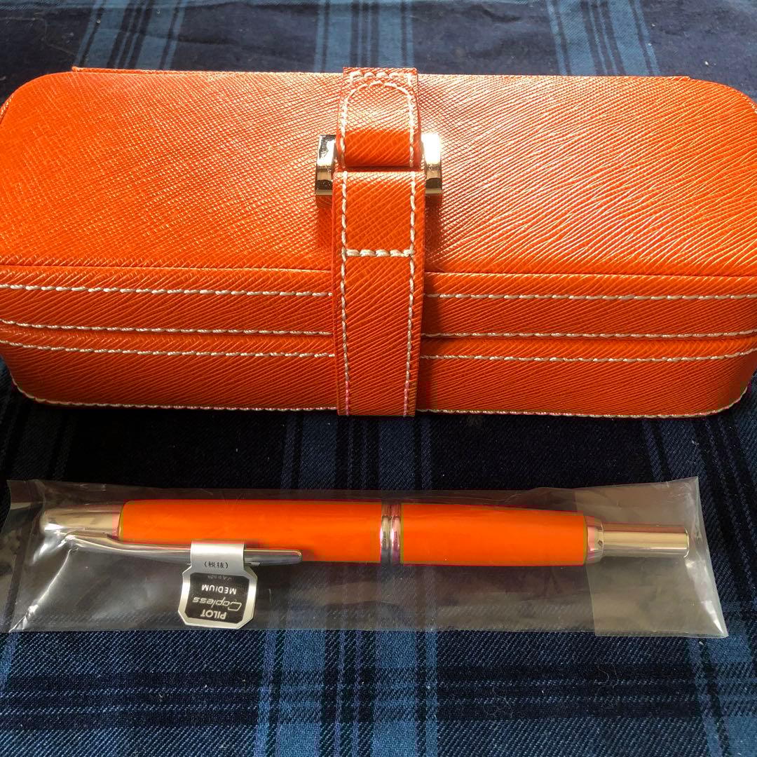 パイロット キャップレス2007年限定万年筆 オレンジ 中字 Ｍニブ
