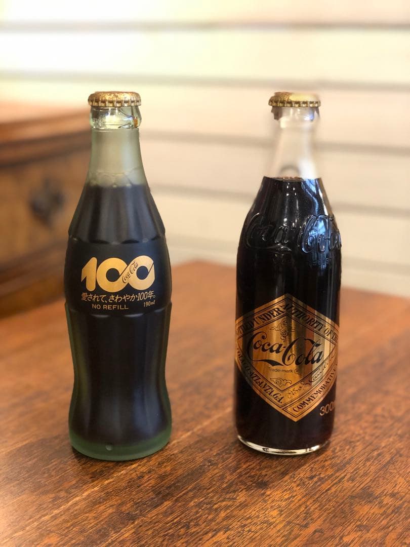 Coca-Cola100周年記念ボトル　2本セット