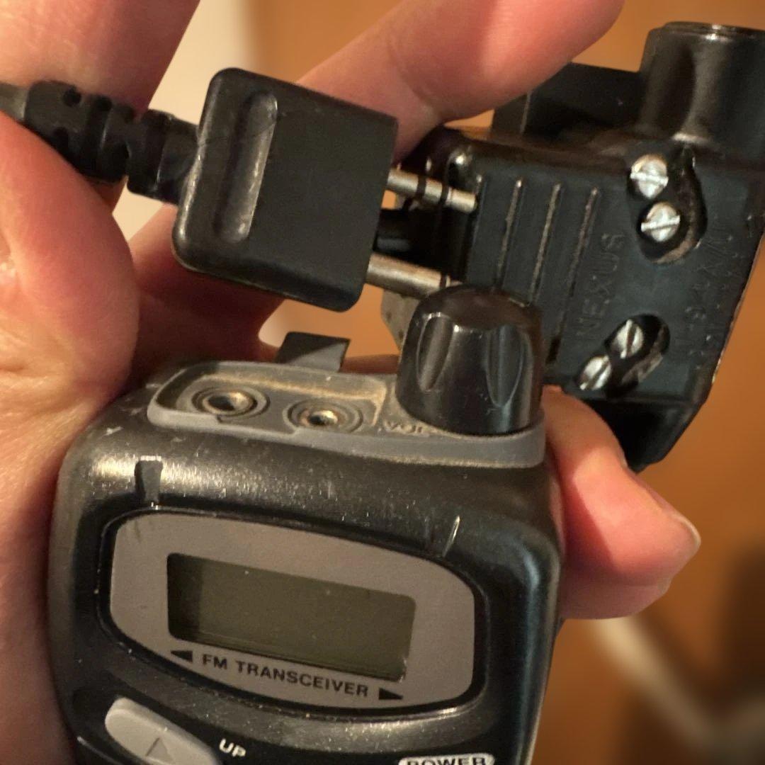 実物　msa ptt とアイコム　icom