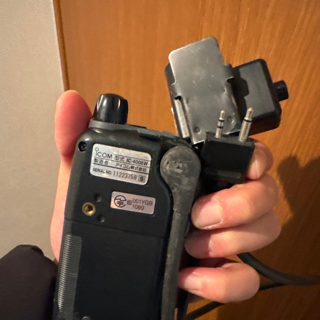 実物　msa ptt とアイコム　icom