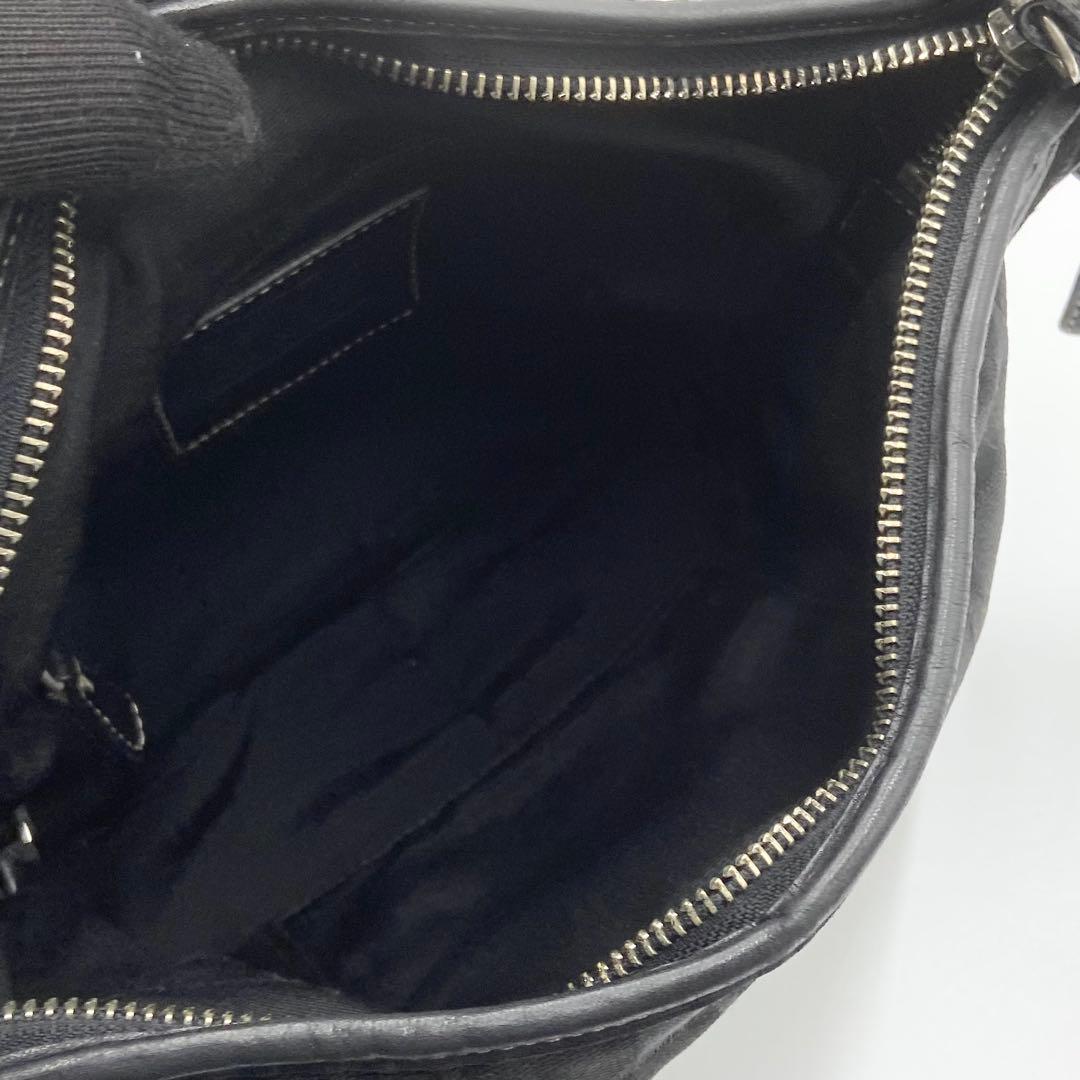 コーチ ショルダーバッグ ワンショルダー ブラック キャンバス 6267