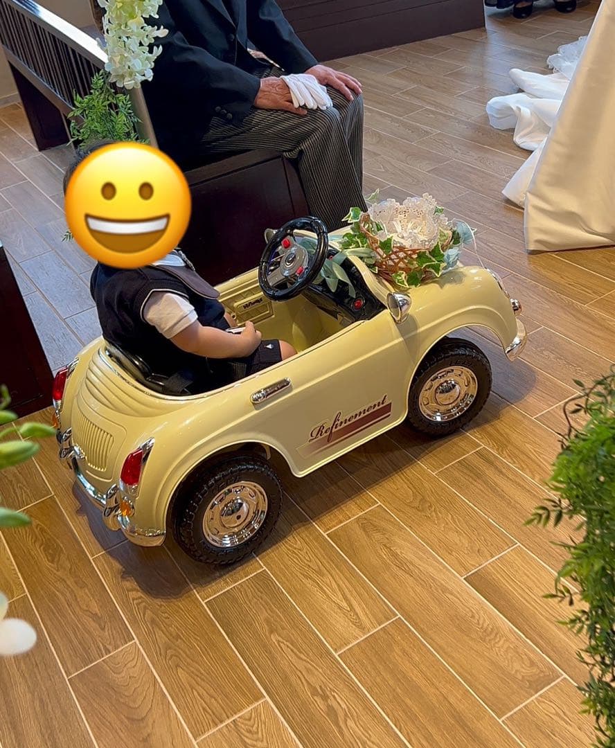 電動乗用ラジコンカー結婚式リングボーイリングガール