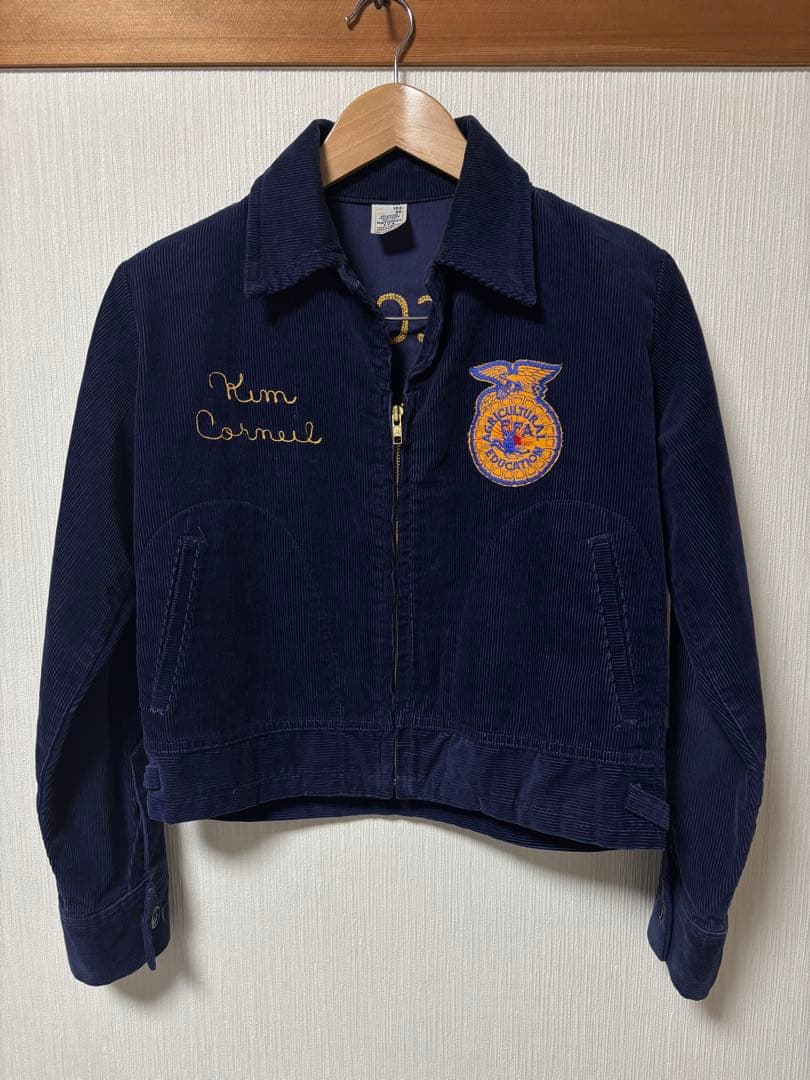 FFA ネイビー ファーマーズジャケット【size36】