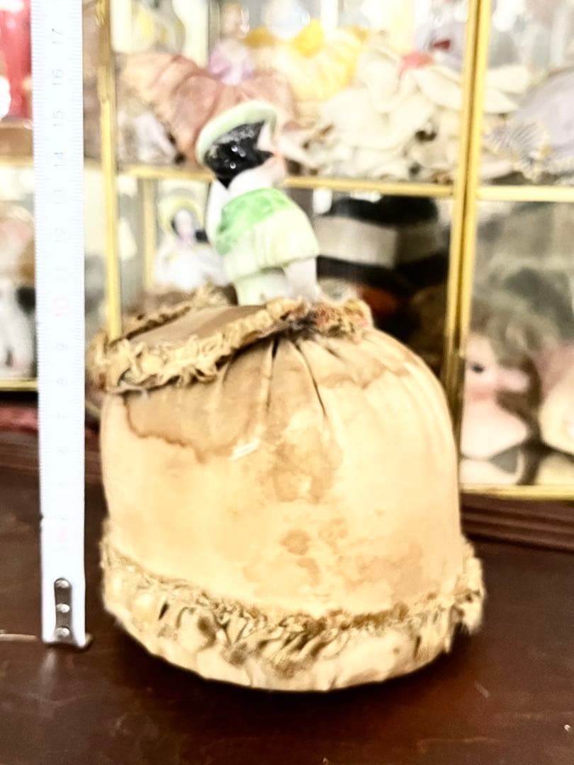 イギリス アンティーク ピンクッション ドール ハーフドール