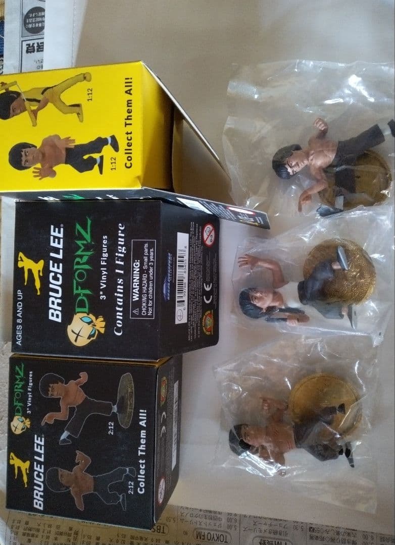 ブランドン・リー　クロウスタチュー未開封品　オマケ付き　　ブルース・リー