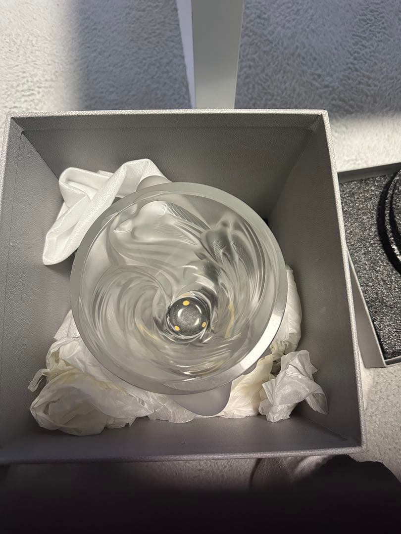 3-1017 ラリック 花瓶 マルティネット Martinets フラワーベース