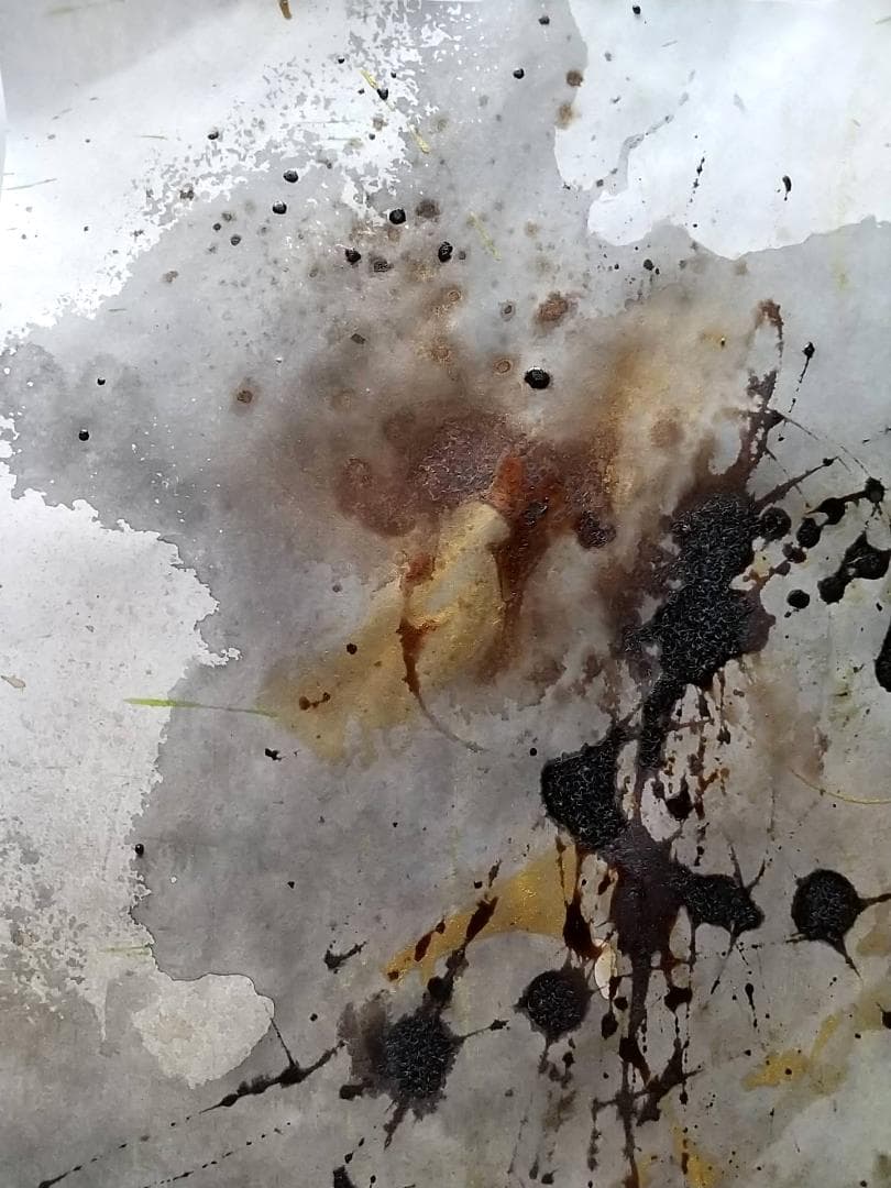 【新品額装付】抽象画　モダンアート　新築祝い　開業祝い　結婚祝い　誕生祝い