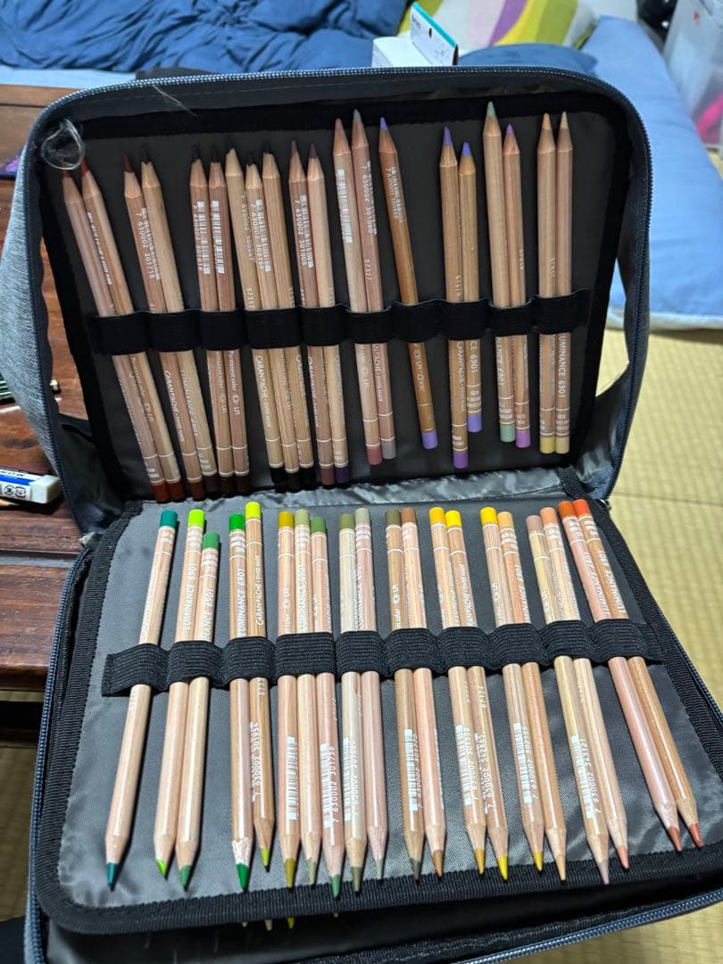 カランダッシュルミナンス油性色鉛筆100本＋おまけ