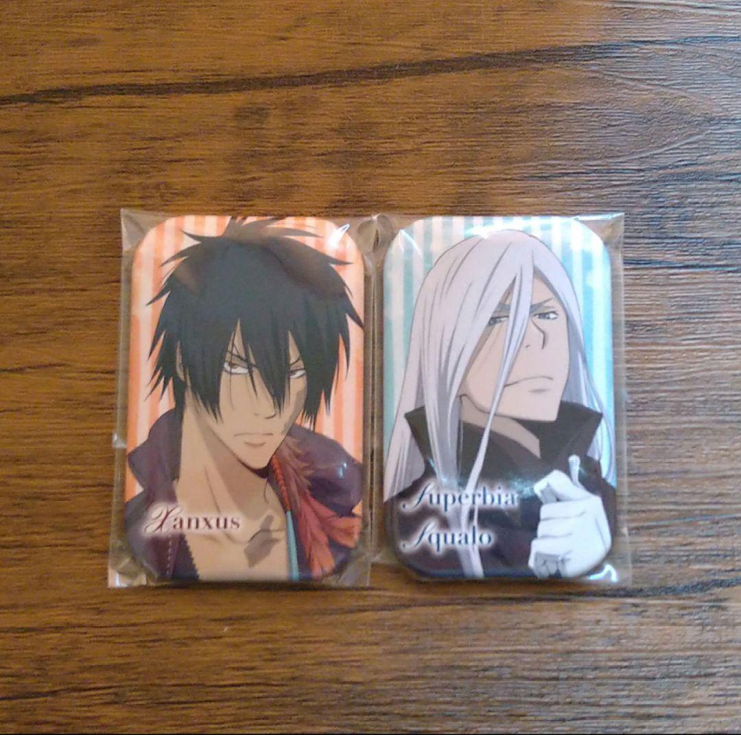 JF2018 まるかく缶バッジ XANXUS スクアーロ