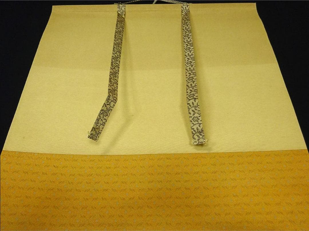 掛軸 観雪『秋景山水図』絹本 肉筆 無地箱付 掛け軸 p10302