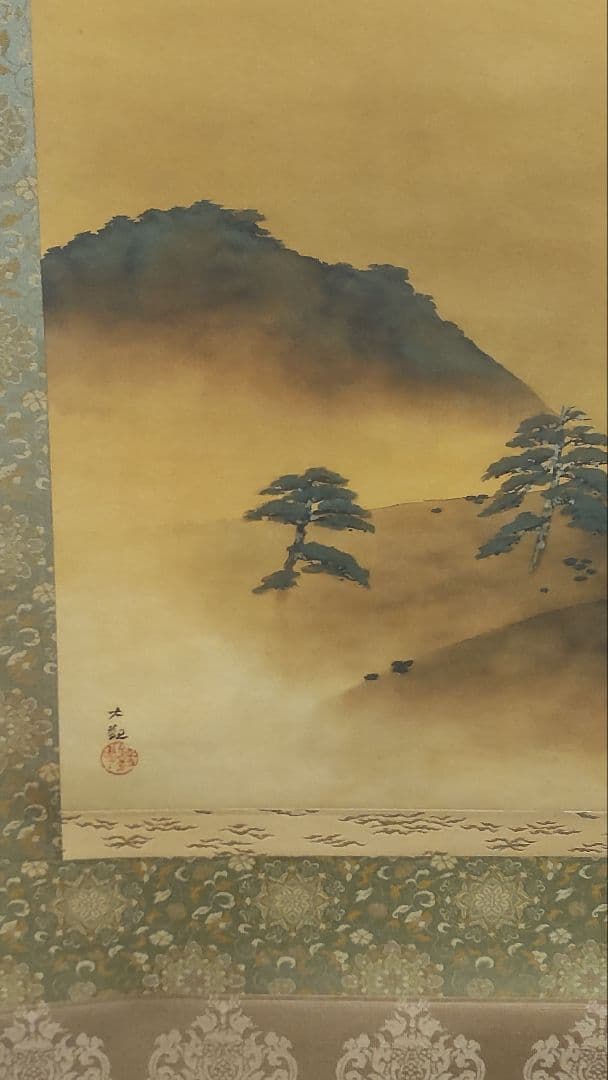 (610*Z290)*絵画 日本画掛軸 横山大観 玉堂 掛軸 茶掛軸 骨董