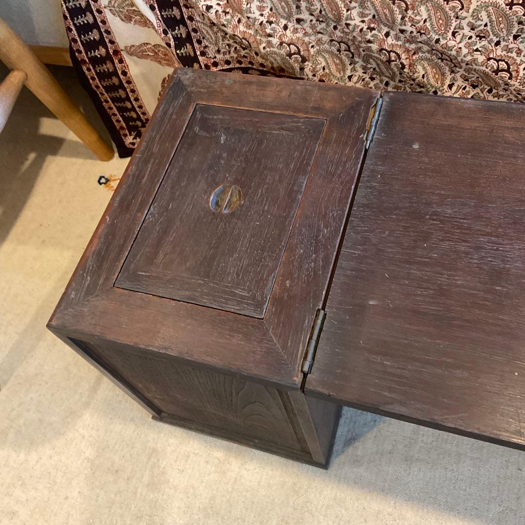 1080【手造り文机】折りたたみ式 年代物