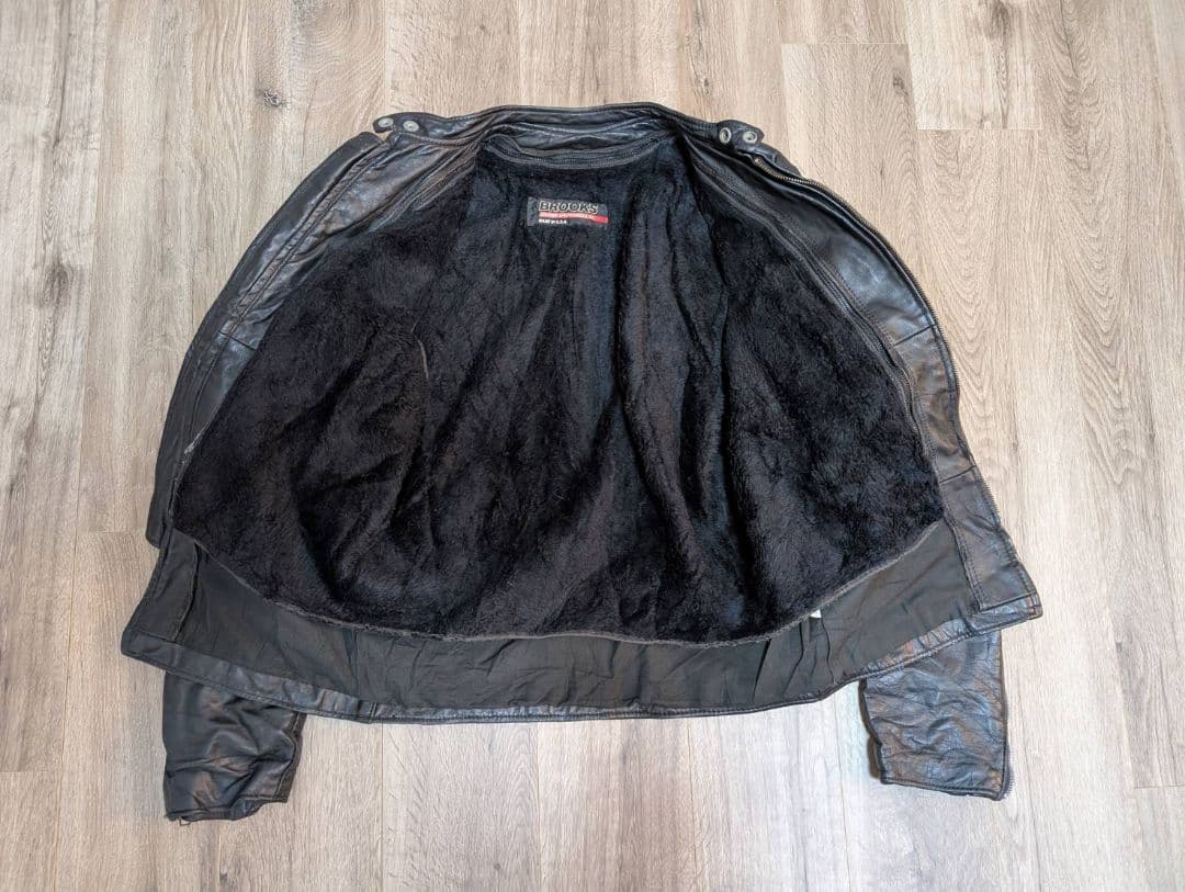 80S【USA製】Brooks Leather Sportswear シングル