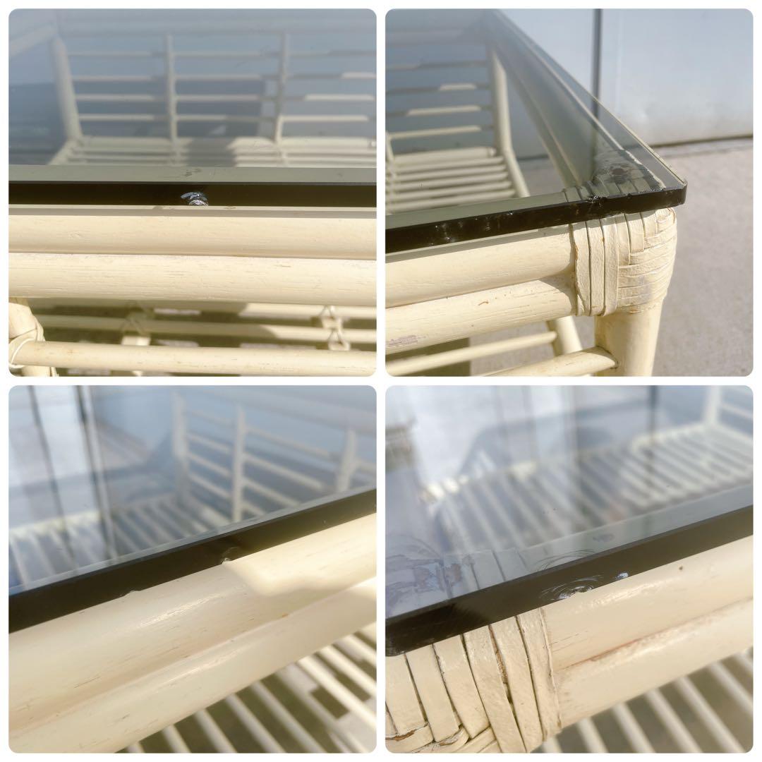 【良品】カサブランカ CADENZA カデンザ センターテーブル 高級 ラタン