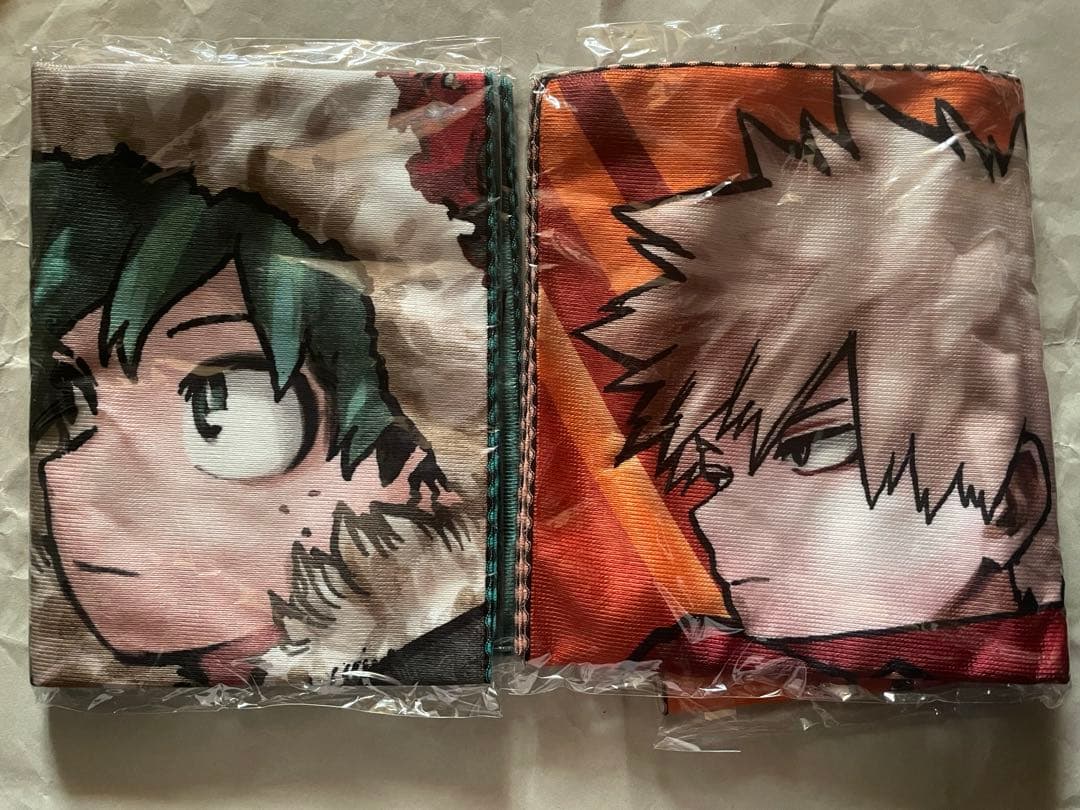 僕のヒーローアカデミア　キャラクター大判タオル　緑谷出久　爆豪勝己