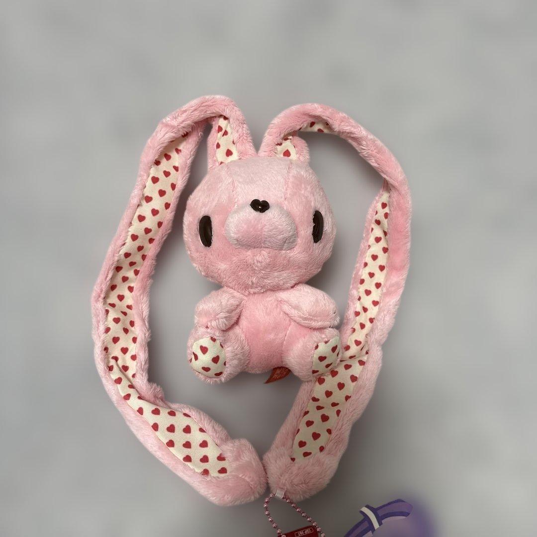 汎用うさぎ チャックス GP ぬいぐるみ ひとくちサイズ ピンク