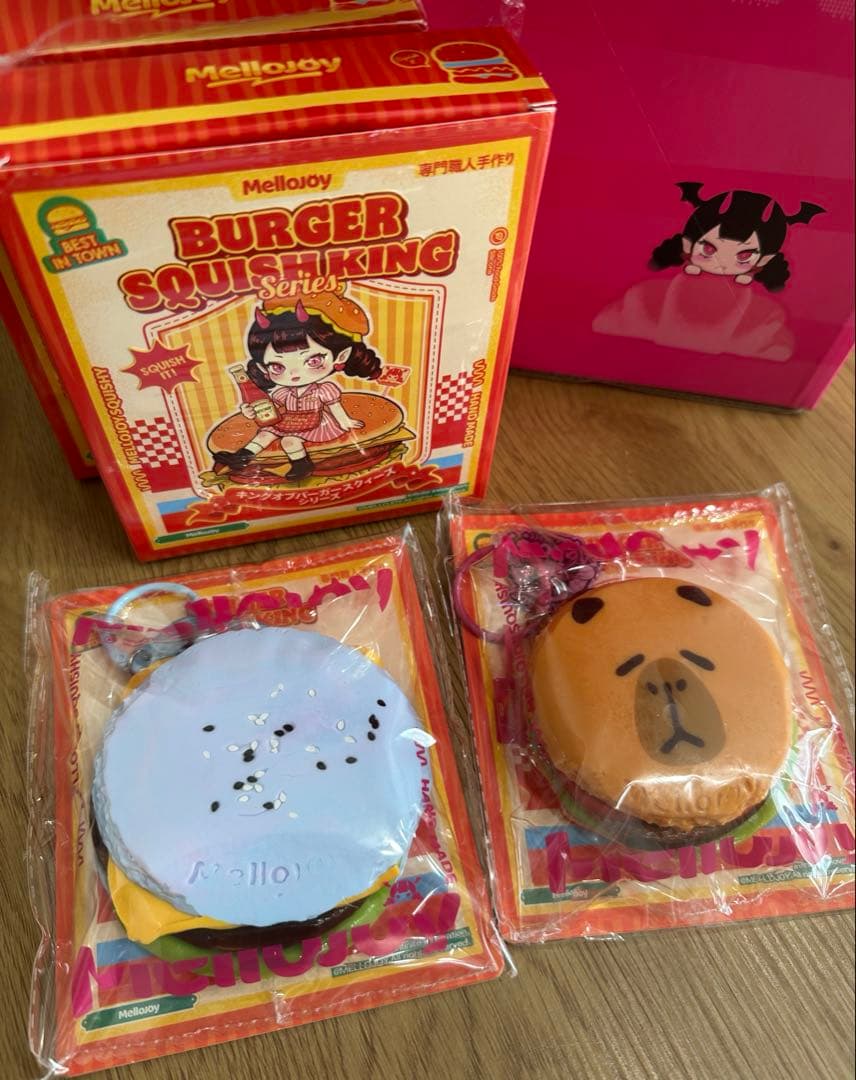 ✨新品備品付✨mellojoyメロジョイスクイーズハンバーガー