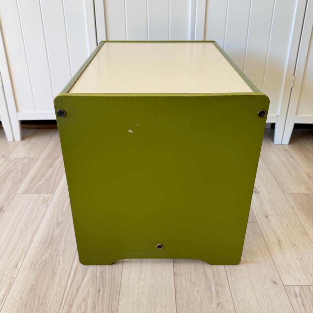 ③テーブル 昭和レトロポップ ソファ テーブル セット グリーンストライプ