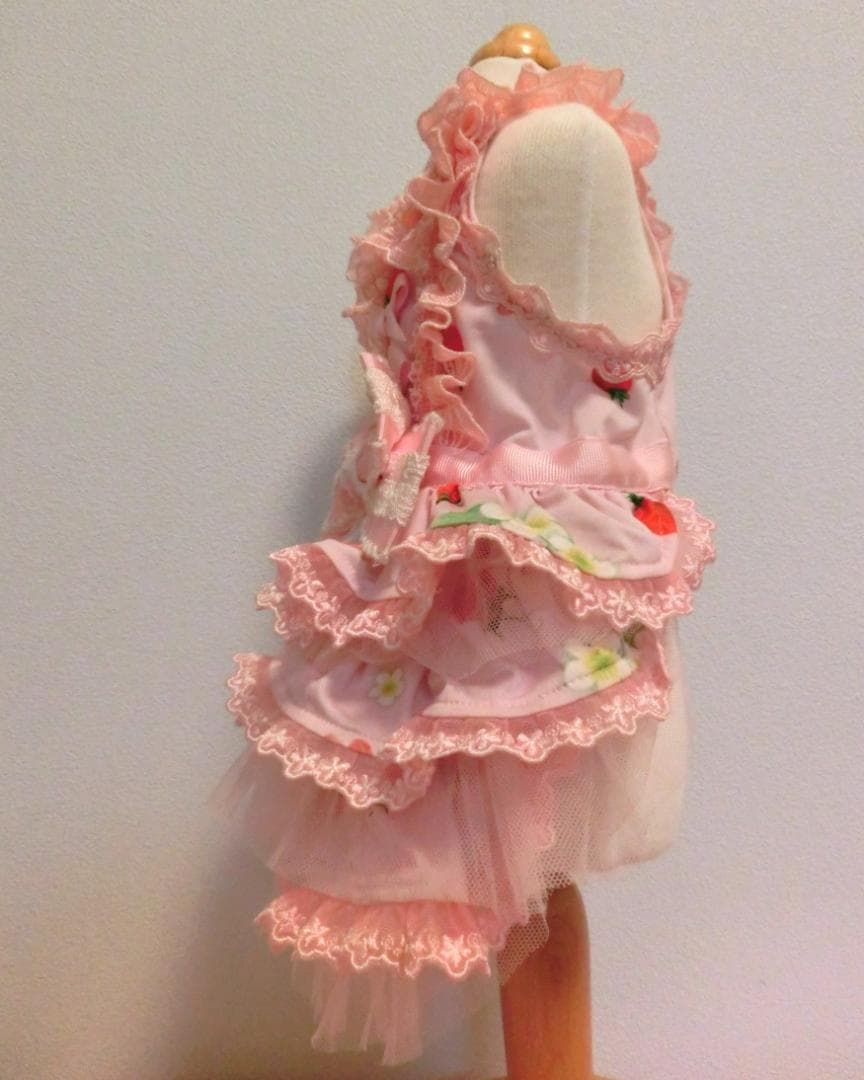 【美品】きゃんナナ いちごキャミワンピ Ｓサイズ