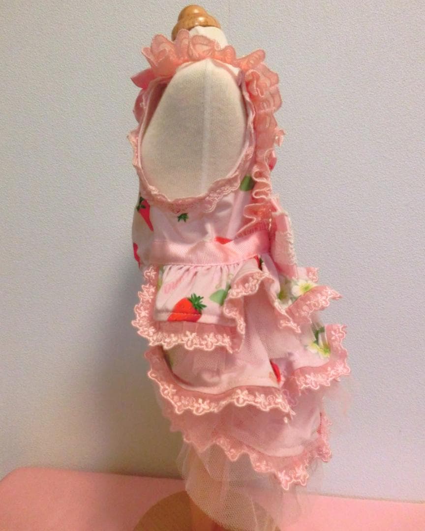 【美品】きゃんナナ いちごキャミワンピ Ｓサイズ