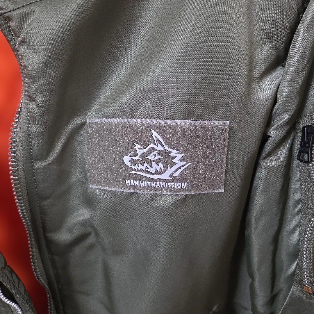 の*り様 MAN WITH A MISSION　Alpha ミリタリーブルゾン