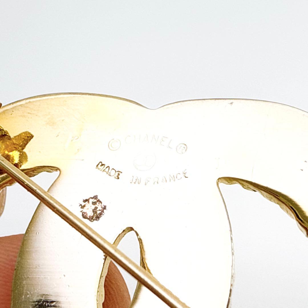 シャネル ココマーク ヴィンテージ ブローチ レディース アクセサリー ゴールド