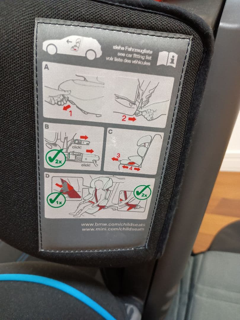 BMW 純正 ジュニアシート オマケ付 なんちゃってM仕様 ISOFIX