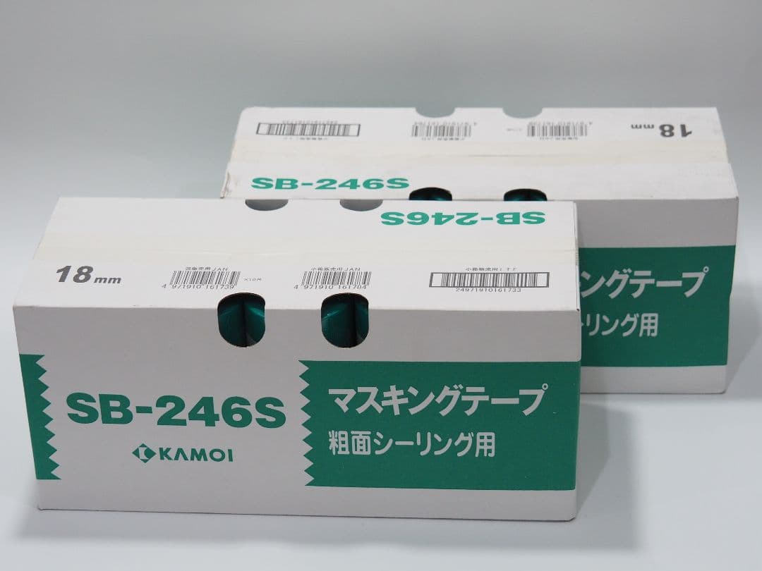 カモイ KAMOI 建築用マスキングテープSB-246 S 粗面用 3箱