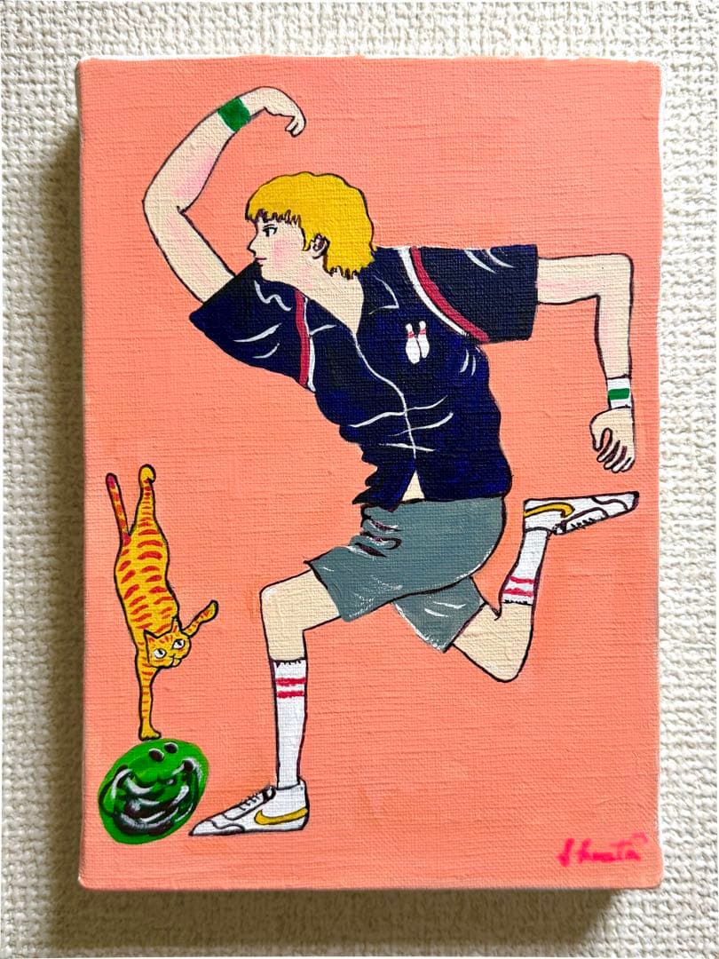 絵画 boring bowling