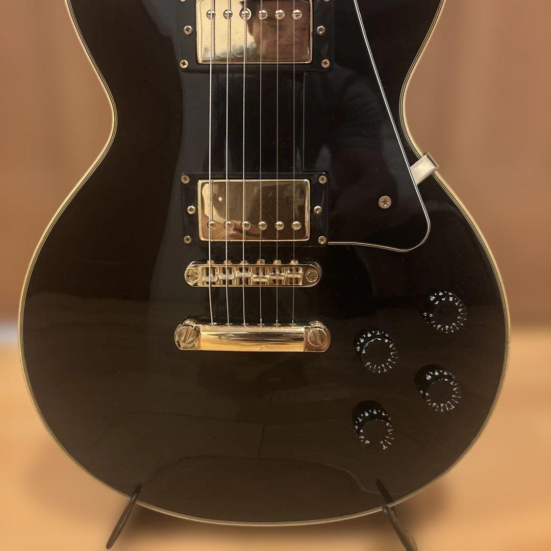 ”ぼっちざろっく”Blitz BLACKレスポールカスタムタイプ 新品弦張替済