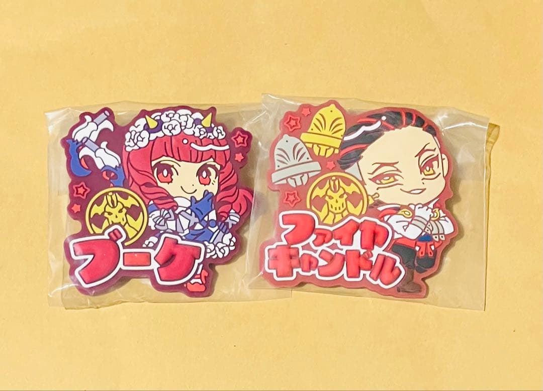 ゴジュウジャー きゅるぽっぷん おなまえラバーバッジ ブーケ ファイヤキャンドル