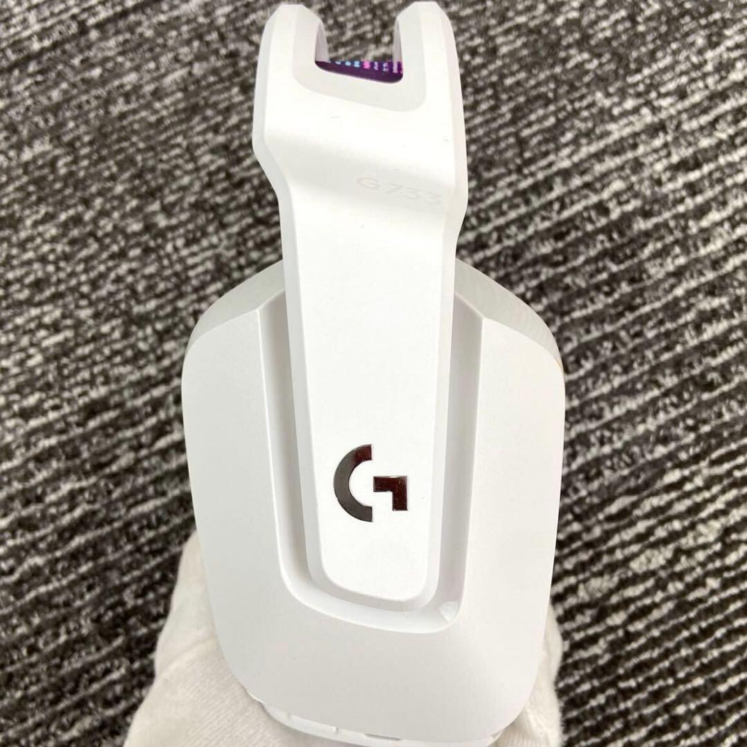 logicool ロジクール ゲーミングヘッドフォン G733 ホワイト