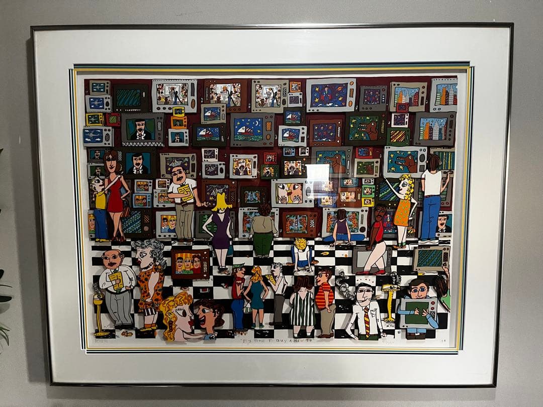 JAMES RIZZI シルクスクリーン 1989年作品