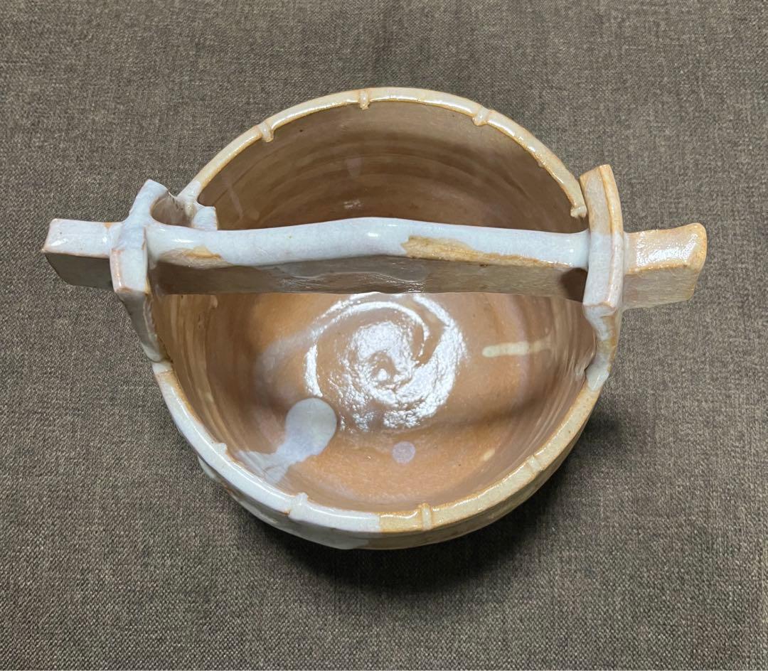 【萩焼　花入れ　手桶】