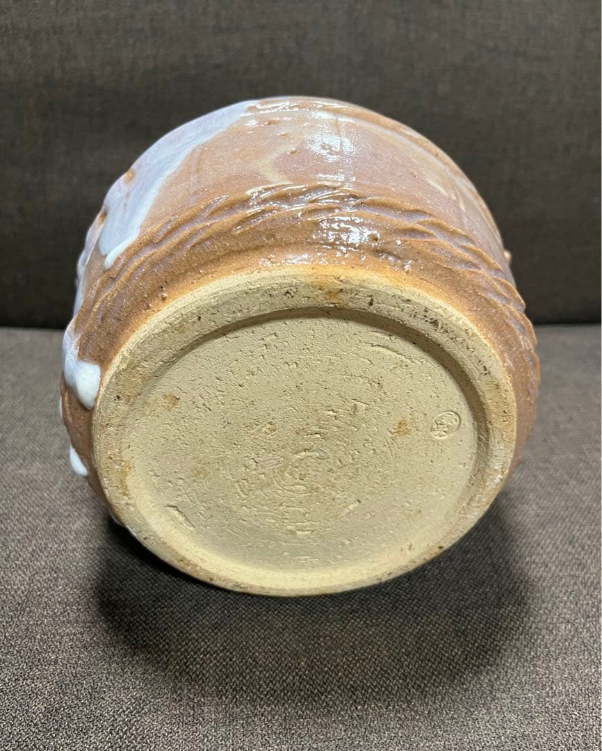 【萩焼　花入れ　手桶】