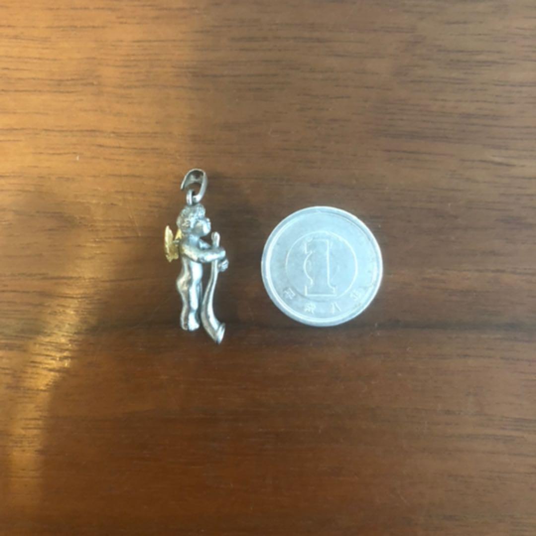 森永　エンゼル　懸賞　ペンダントトップ K18 シルバー