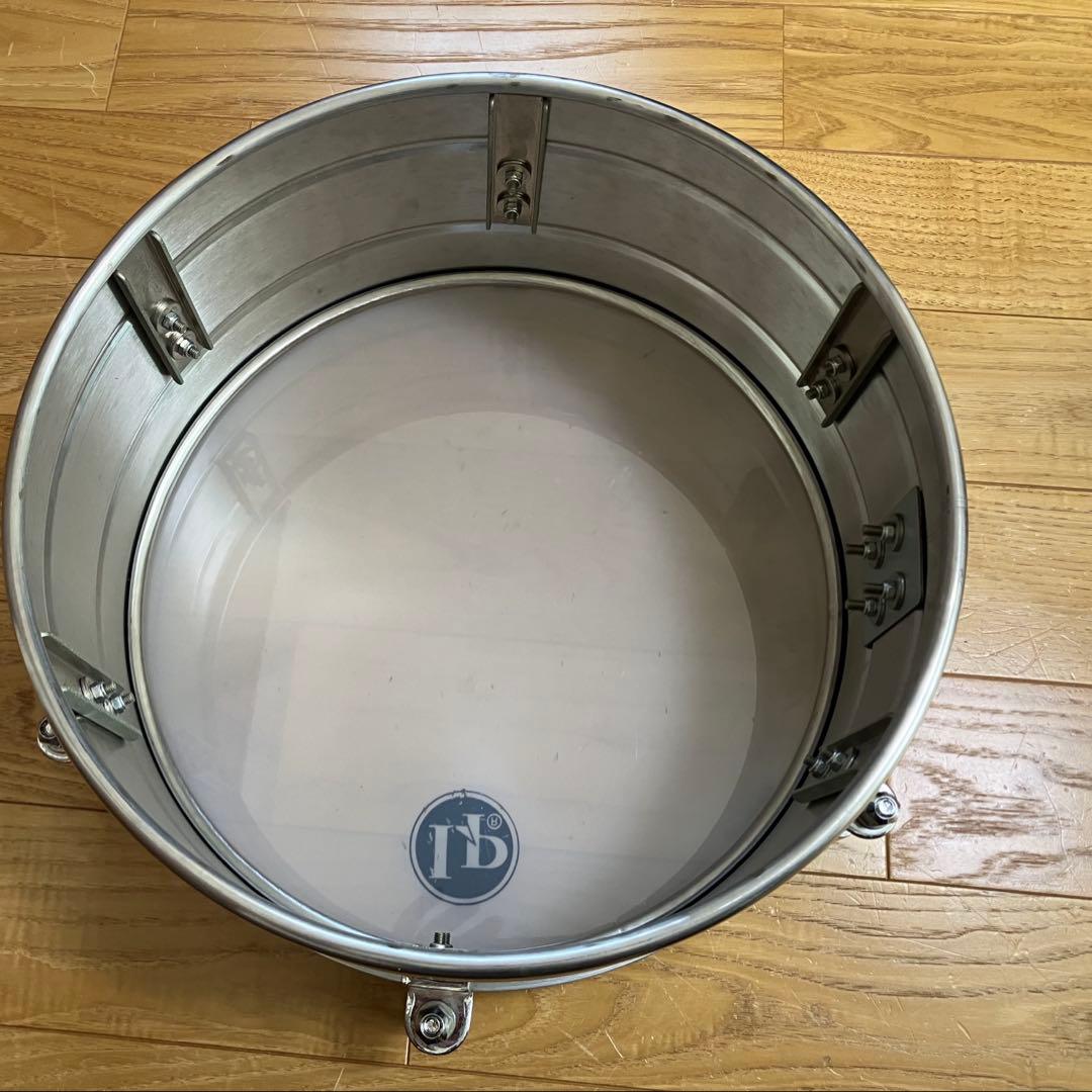 ティンバレス　ティトプエンテモデル　ステンレススチール　14インチ