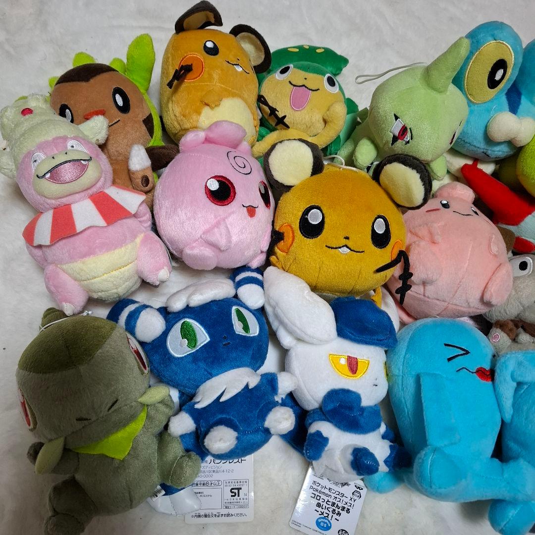 ポケモン コロッとまんまるぬいぐるみ等 22体　セット