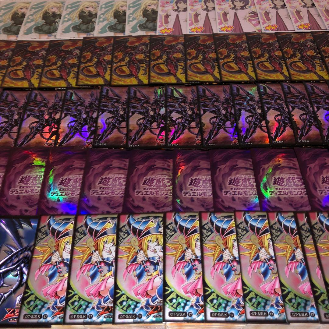 遊戯王 全カードスリーブ付き　大量まとめ売り　約75000枚　引退品