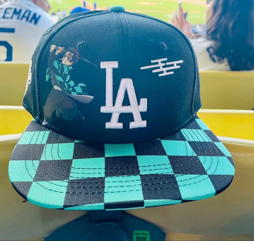 【現地限定】鬼滅の刃 ドジャース コラボキャップ damon slayer