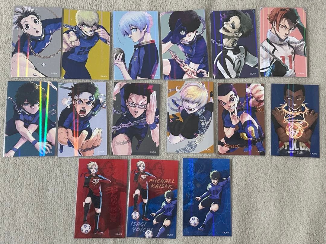 ブルーロック 伊勢丹 ホロカード コンプリートセット