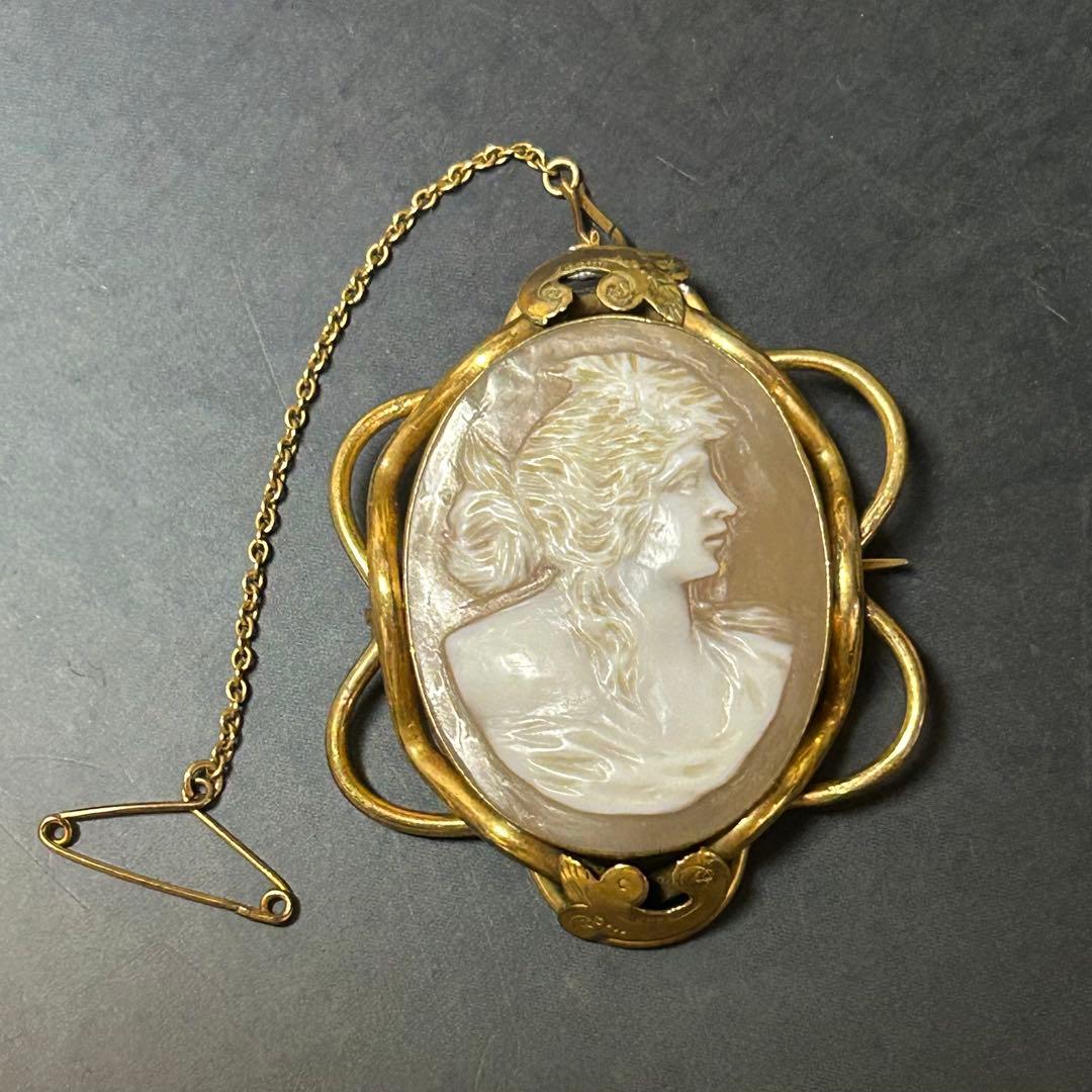 アンティークシェルカメオです