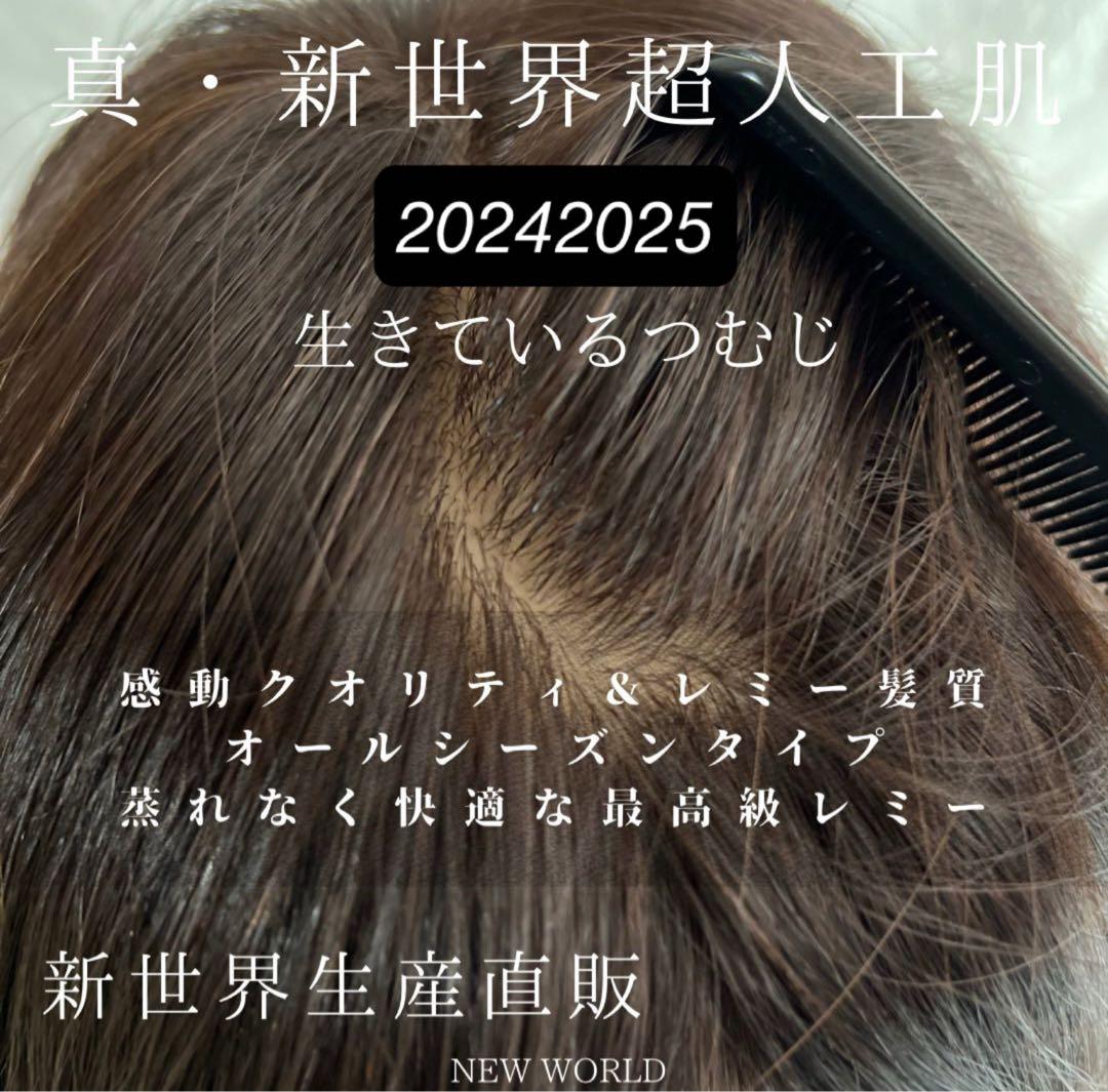 超人工肌総手植え+レース総手植えオールシーズンタイプ、蒸れなく快適な最高級レミー