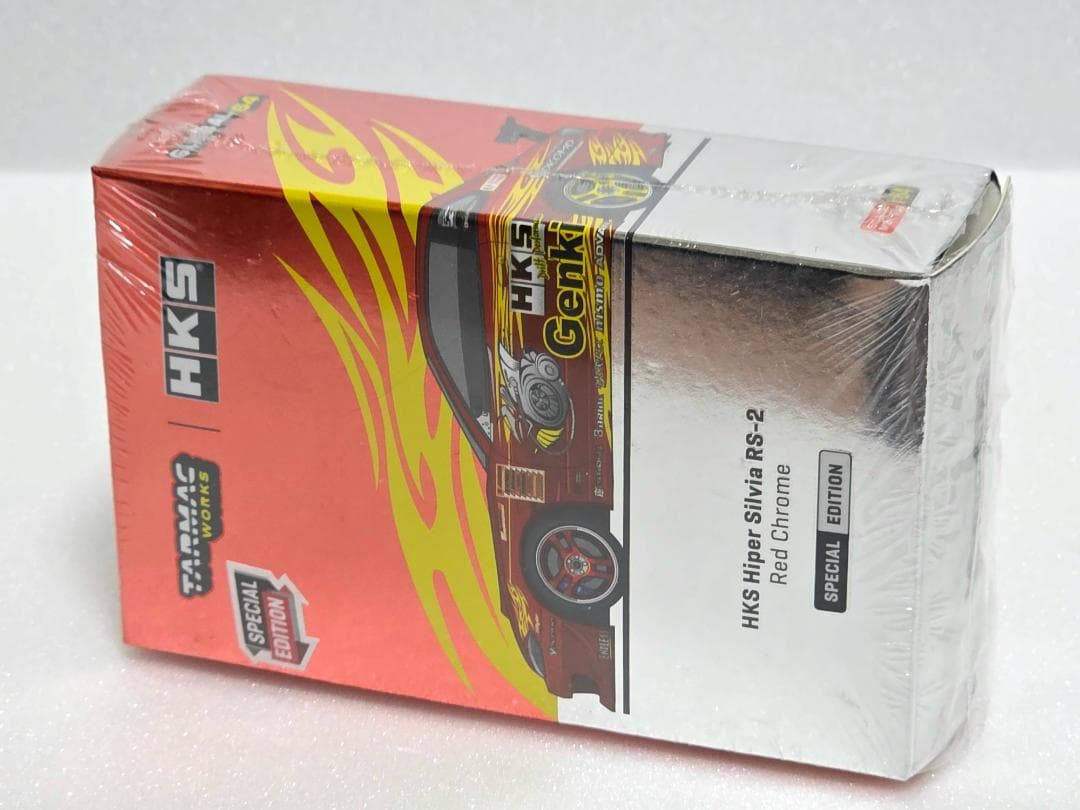 ターマックワークス 1/64 ニッサン シルビア S15 HKSレッドCHASE
