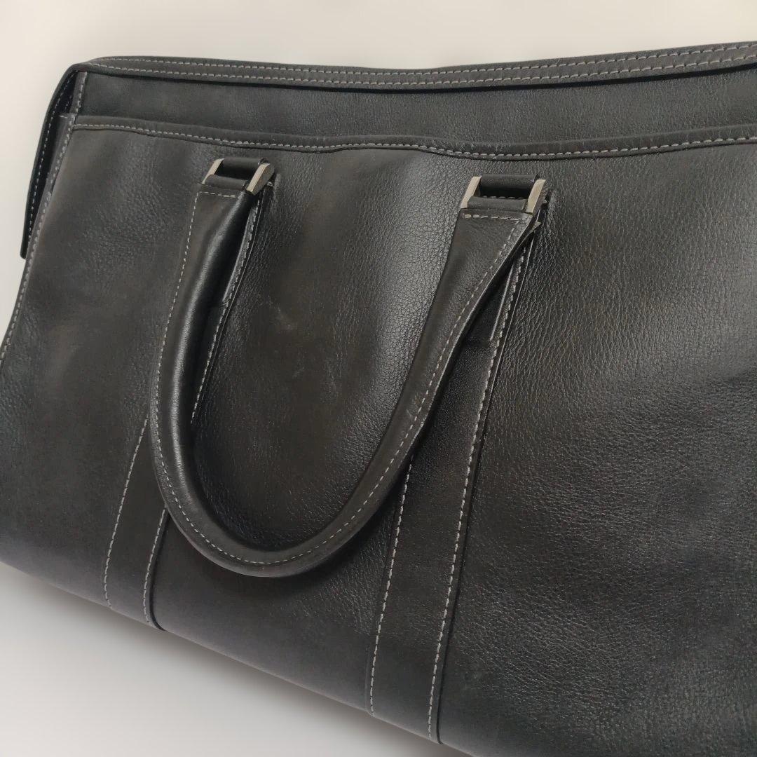 土屋鞄 プロータ 本革レザー ビジネスバッグ ブラック 美品