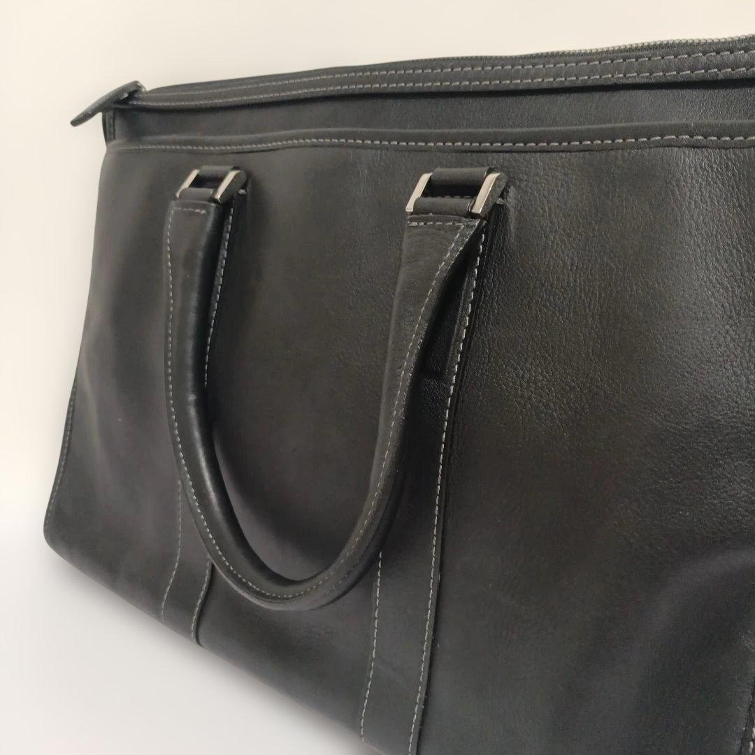 土屋鞄 プロータ 本革レザー ビジネスバッグ ブラック 美品
