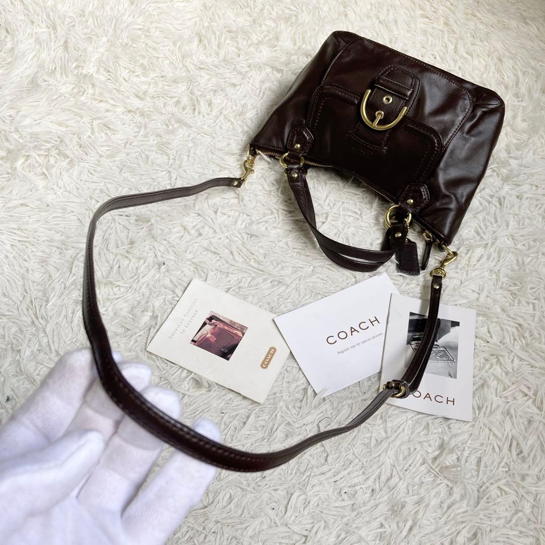 極美品 vintage coach old archive y2k キャンベル