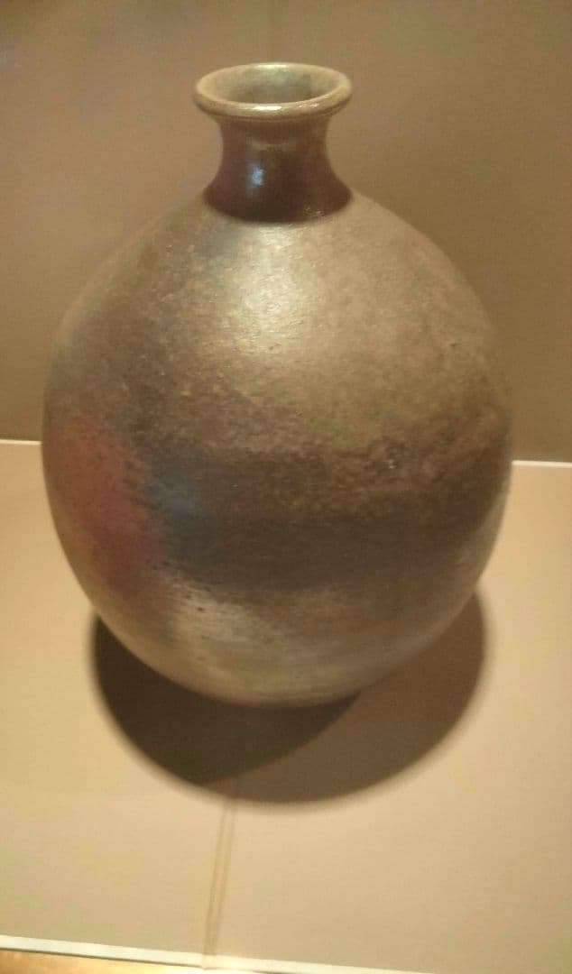 金彩備前焼壺　極上品